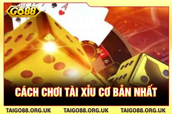 cách chơi tài xỉu cơ bản nhất