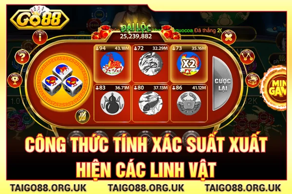 Cách tính xác suất xuất hiên linh vật