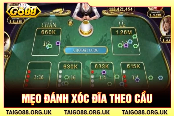 Mẹo đánh xóc đĩa theo cầu