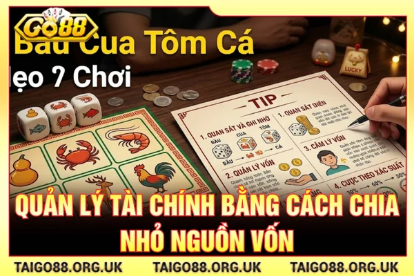 Quản lý tài chính bằng cách chia nhỏ vốn